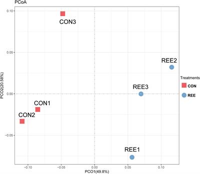 Metagenomic Insights Into the Effects of Rare-Earth Elements Supplementation on Rumen Digestibility and Meat Quality of Beef Cattle